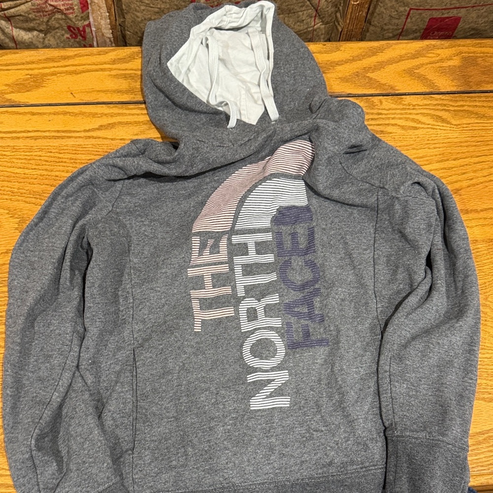 The North Face Gray women’s Sweater with Logo
